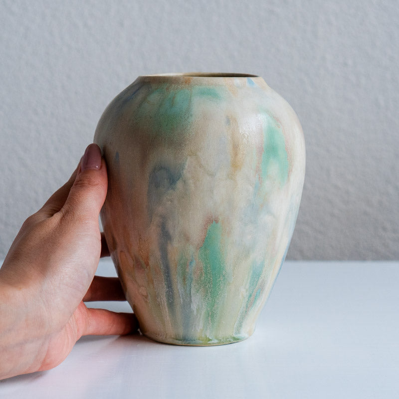 Yukari Obuchi Brush-Painted Vase A No. 2