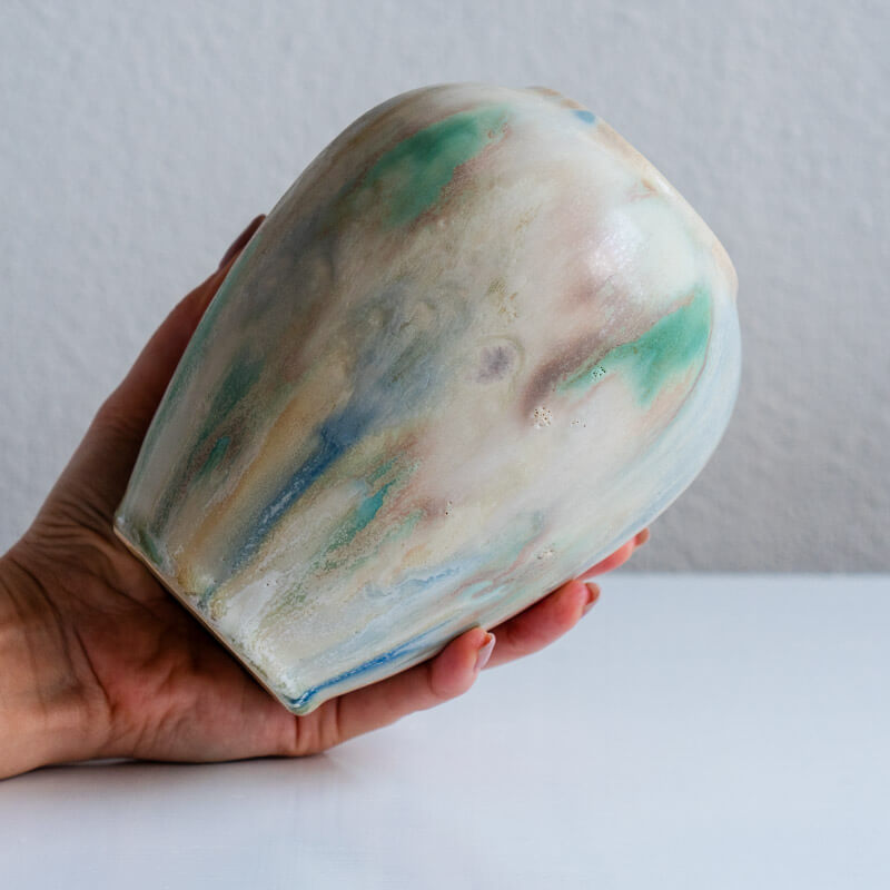 Yukari Obuchi Brush-Painted Vase A No. 2