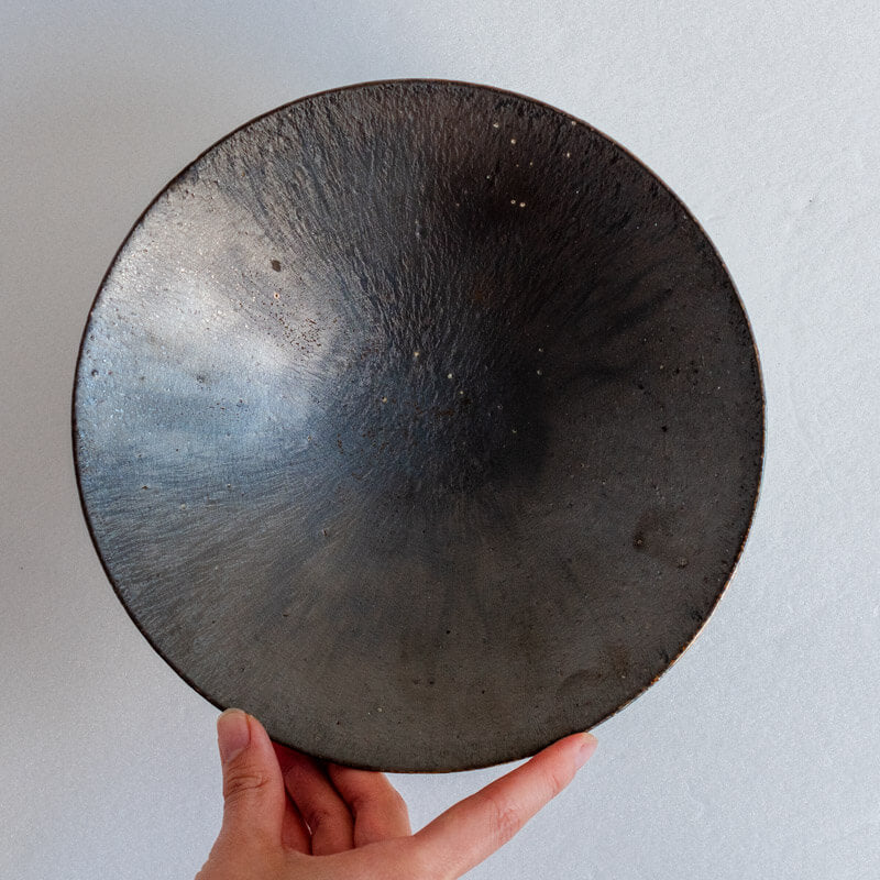 Toshiaki Tashiro Manganese Glaze Medium Bowl