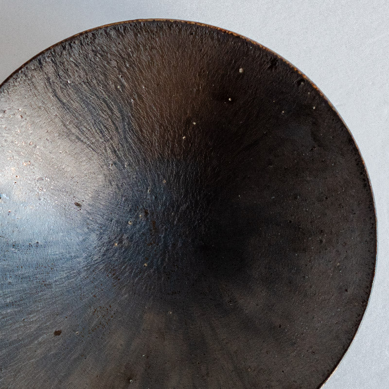 Toshiaki Tashiro Manganese Glaze Medium Bowl
