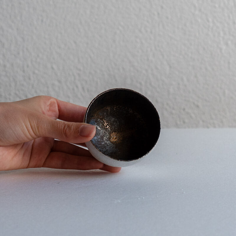 Toshiaki Tashiro Manganese Glaze Guinomi A