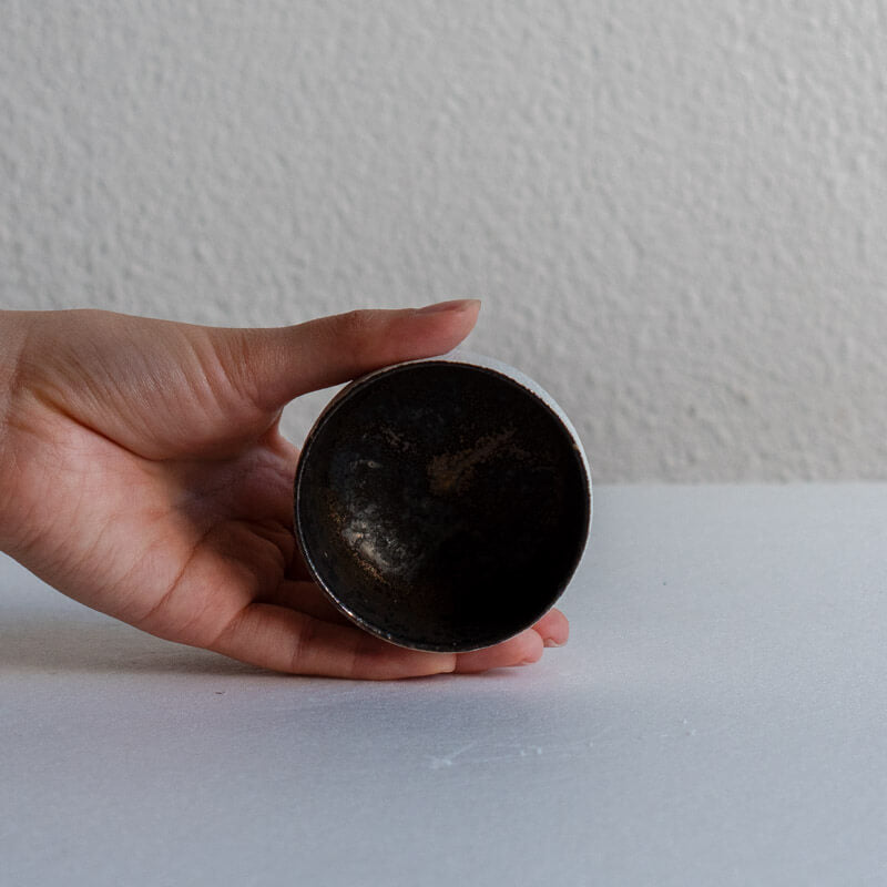 Toshiaki Tashiro Manganese Glaze Guinomi A