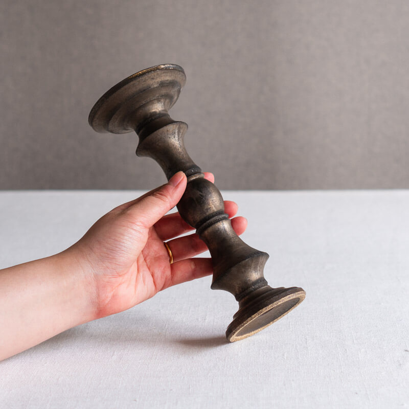 Takeshi Yoshida Bronze Candlestick A
