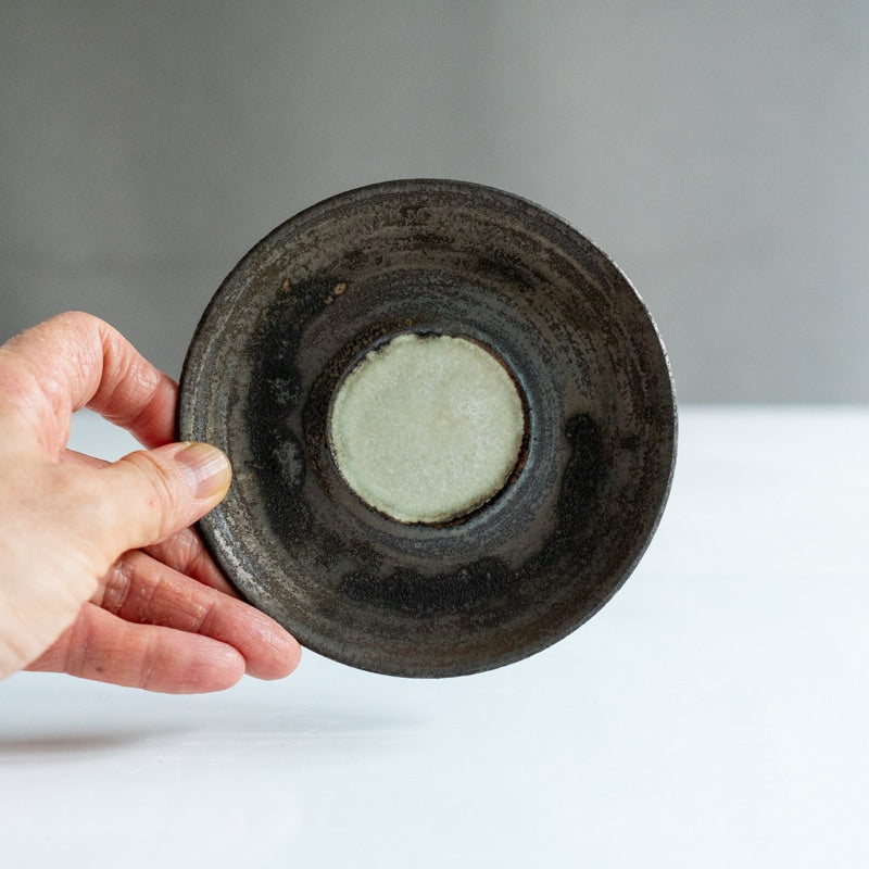 吉田丈 白釉 豆皿